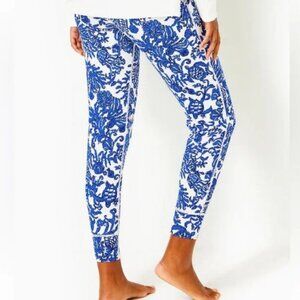 NWOT Lilly Pulitzer UPF 50+ 28” Luxletic Island Joggers in Deeper Coconut Ride